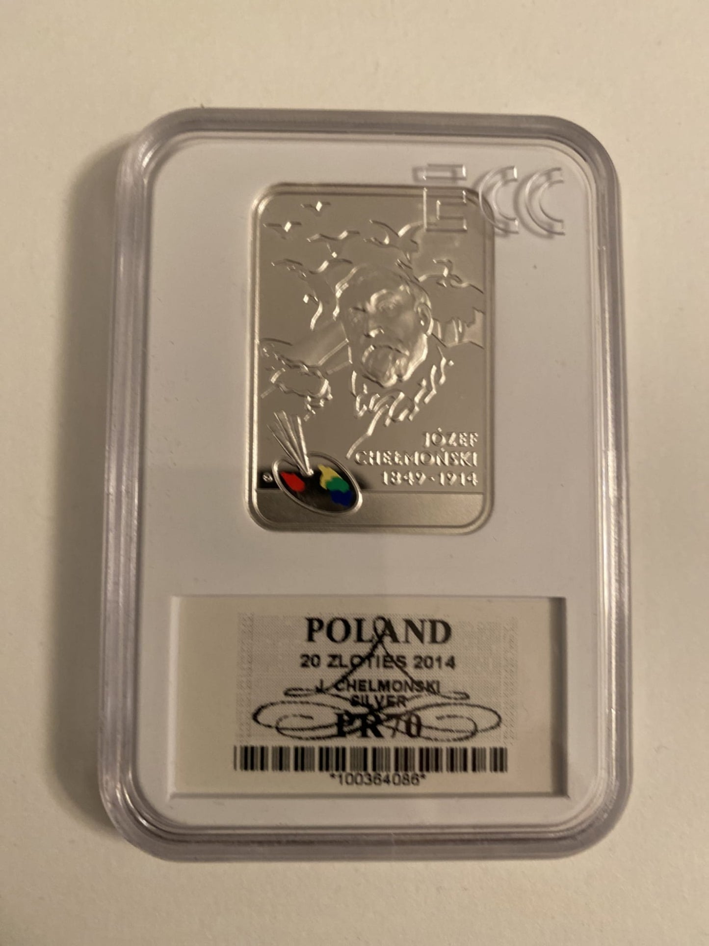 20 zł Józef Chełmoński 2014 PR70
