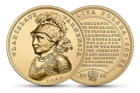 500 zł Skarby Stanisława Augusta – Władysław Warneńczyk 2015