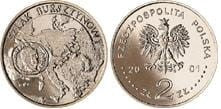 2 zł Szlak bursztynowy 2001