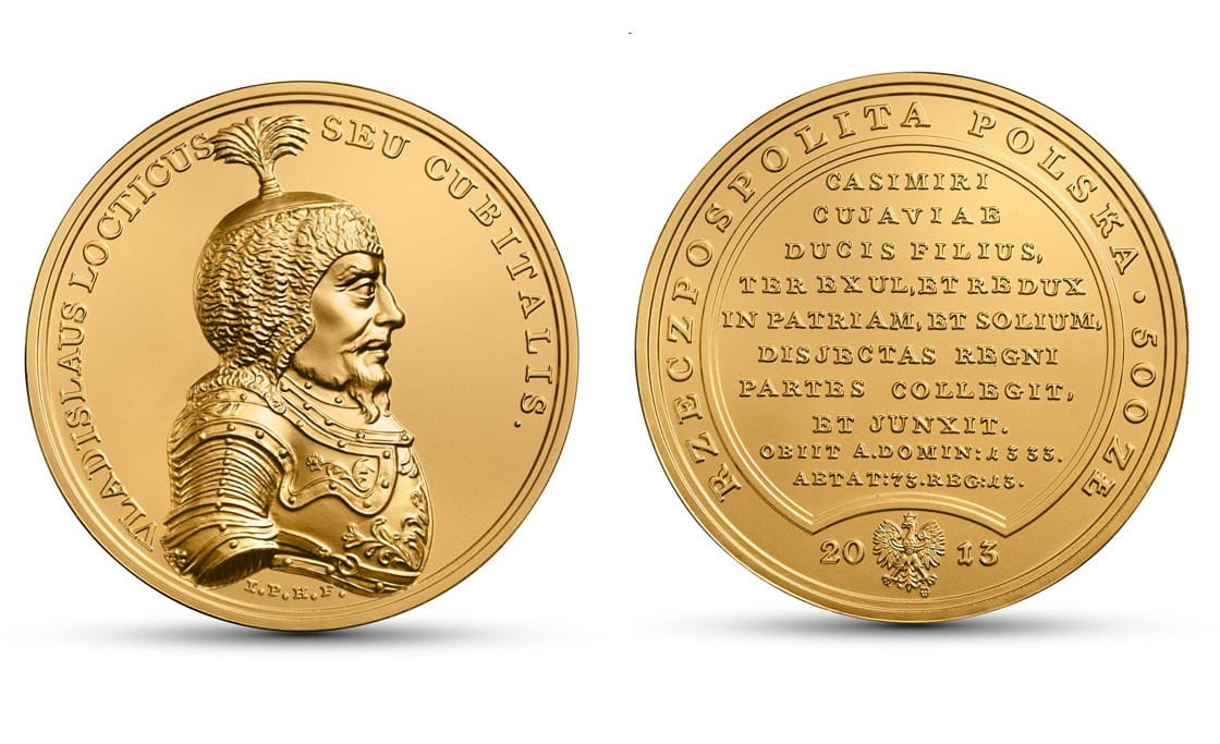 500 zł Skarby Stanisława Augusta – Władysław Łokietek 2013