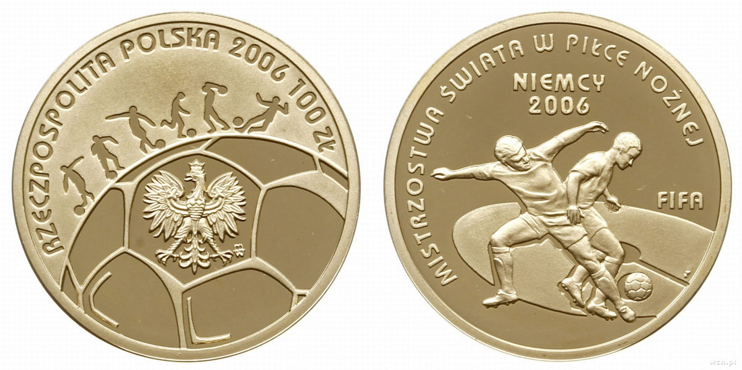 100 zł Mistrzostwa Świata w Piłce Nożnej, Niemcy 2006