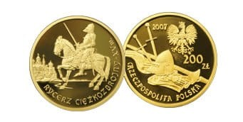 200 zł Rycerz ciężkozbrojny XV w. 2007