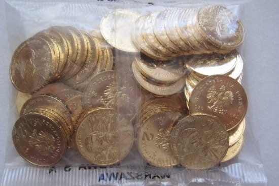 2 zł worek 50 szt. 200-lecie urodzin Hipolita Cegielskiego 2013