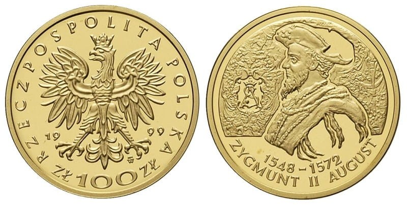 100 zł Zygmunt II August 1999