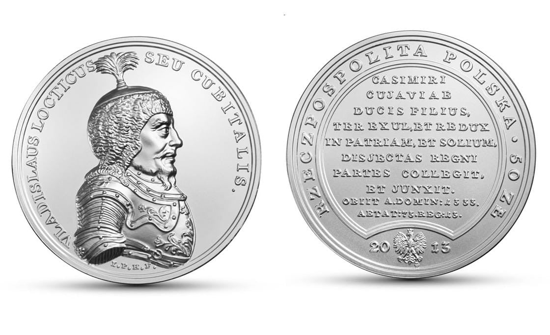 50 zł Skarby Stanisława Augusta – Władysław Łokietek 2013