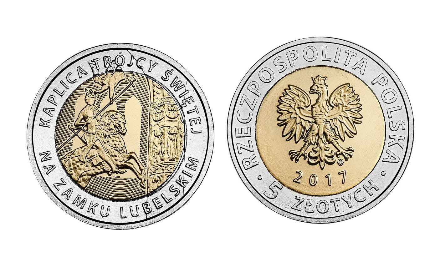 5 zł Kaplica Trójcy na Zamku Lubelskim 2017 nr 7