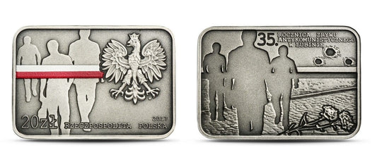 20 zł 35. rocznica zrywu w Lubinie 2017