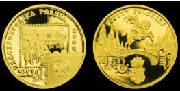 200 zł 450 lat Poczty Polskiej 2008
