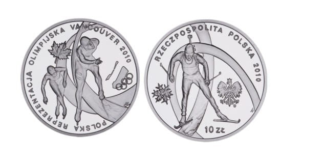 10 zł Polska Reprezentacja Olimpijska Vancouver 2010