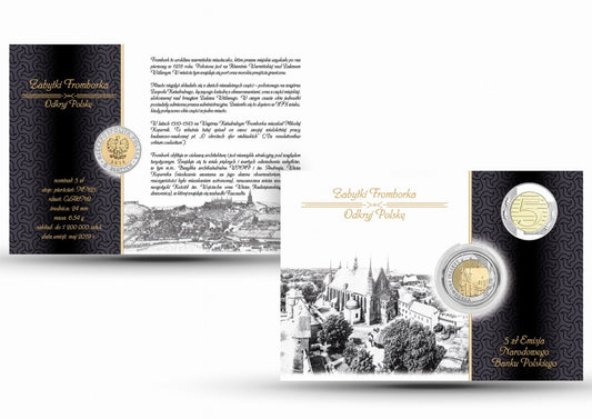 5 zł Zabytki Fromborka 2019 nr 9 blister