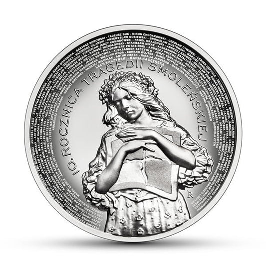 10 zł 10. rocznica tragedii smoleńskiej 2020