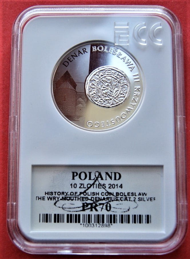 10 zł Denar typu 2. Bolesława Krzywoustego  2014 PR70