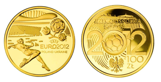 100 zł Mistrzostwa Europy w Piłce Nożnej UEFA 2010-2012