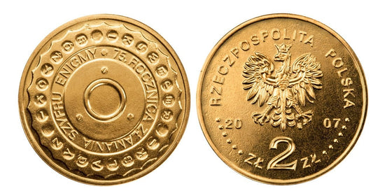 2 zł 75 rocznica złamania szyfru Enigmy 2007