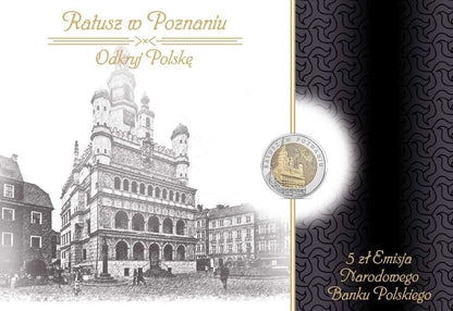 5 zł Ratusz w Poznaniu 2015 + blister