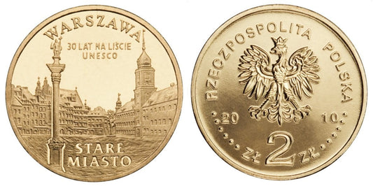 2 zł Warszawa Stare Miasto 2010