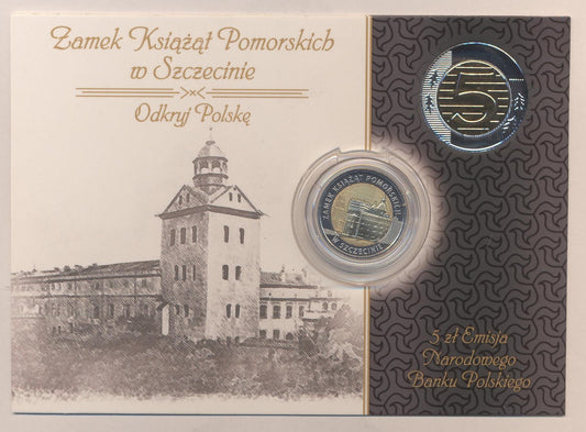 5 zł Zamek Książąt Pomorskich 2016 nr 6 + blister