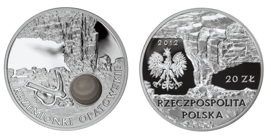 20 zł Krzemionki opatowskie + krzemień pasiasty 2012