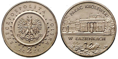 2 zł Pałac Królewski w Łazienkach 1995
