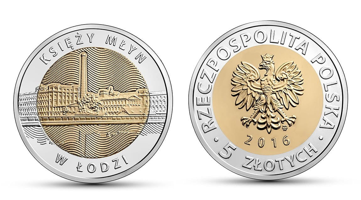 5 zł Księży Młyn w Łodzi 2016 nr 5
