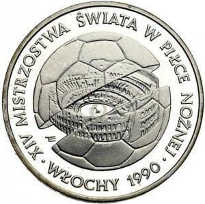 500 zł M.Ś. w piłce nożnej Włochy 1988
