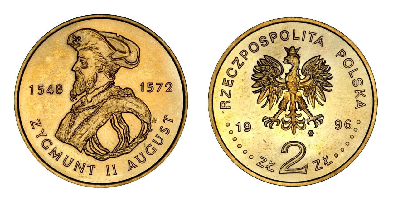 2 zł Zygmunt II August 1996