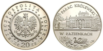 20 zł Pałac Królewski w Łazienkach 1995