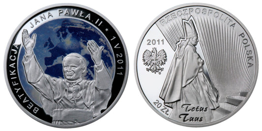 20 zł Beatyfikacja Jana Pawła II – 1 V 2011