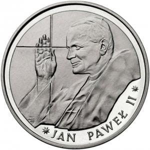 10000 zł Jan Paweł II  cienki krzyż 1988