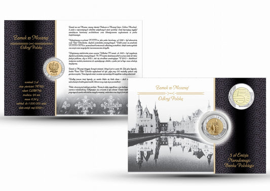5 zł Zamek w Mosznej 2022 nr 15 + blister
