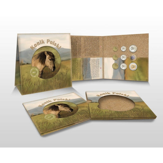 Polskie monety obiegowe  Konik Polski x 9 2024