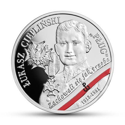 10 zł żołnierze niezłomni - Łukasz Ciepliński „Pług” 2019